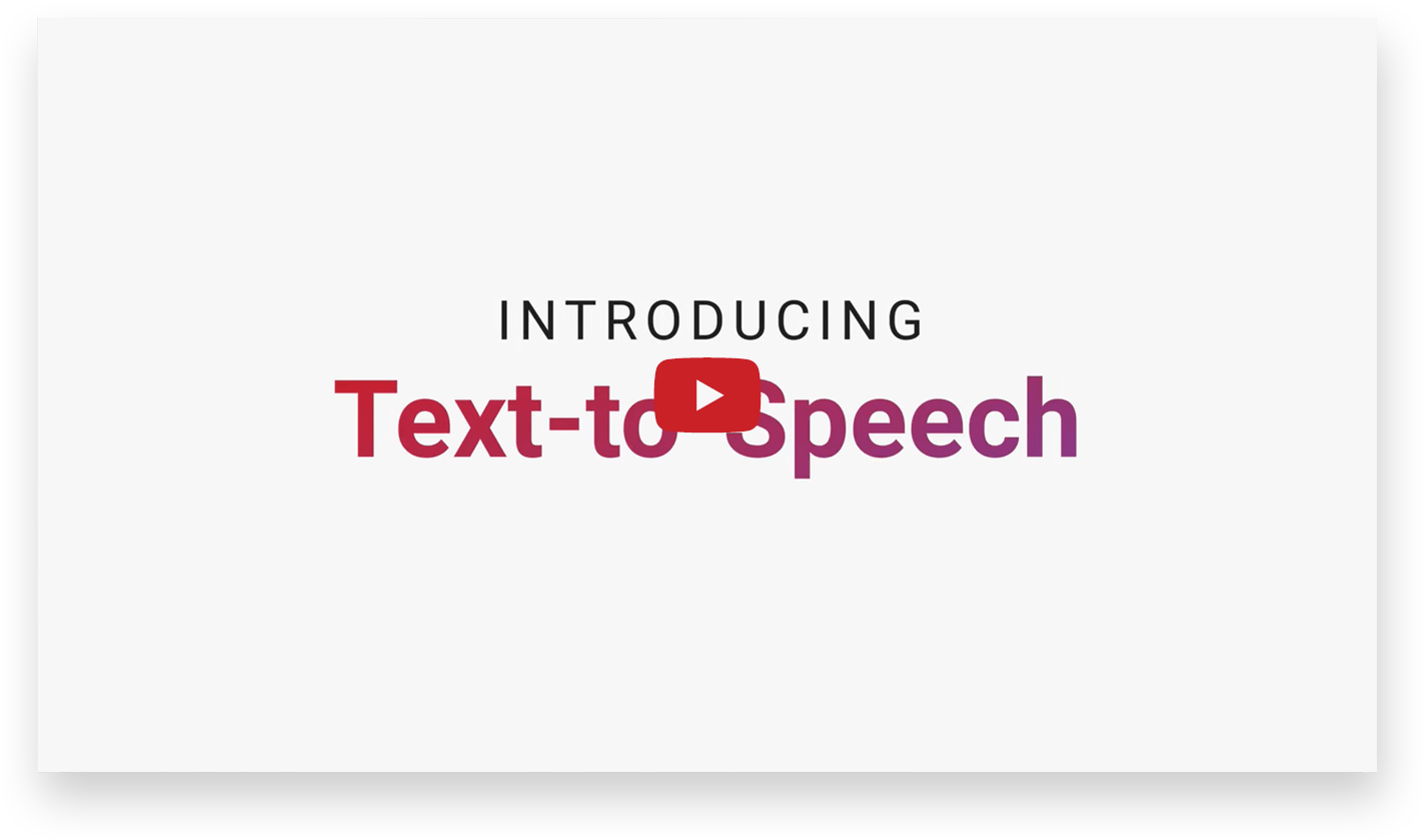 Text-to Speech Video Still